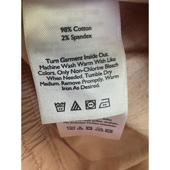 Eddie Bauer Women's Aspire Cotton Twill Pull-On Elastic Drawcord Shorts 10 - Picture 5 of 6